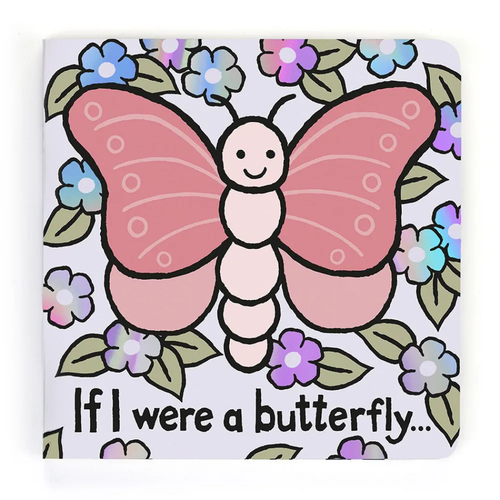 If I Were A Butterfly Book and Beatrice Butterfly<Jellycat New